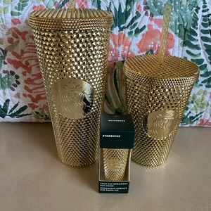 Starbucks Gold Studded 2022 Holiday Set